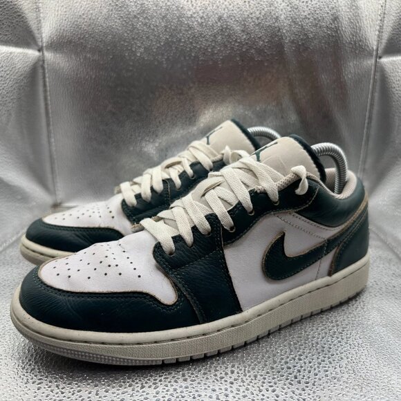 Size 7.5 Air Jordan 1 Oxidized Green White Mens Athletic Sneaker FQ7687-300 - Picture 5 of 10